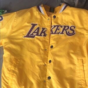 NBA Lakers Yellow Varsity Jacket